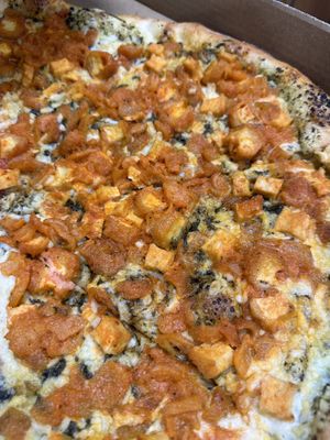 Buffalo tofu   at Pazzo Wood Fired Pizza in Wading River