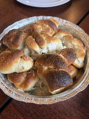 Vegan knots   at Pazzo Wood Fired Pizza in Wading River