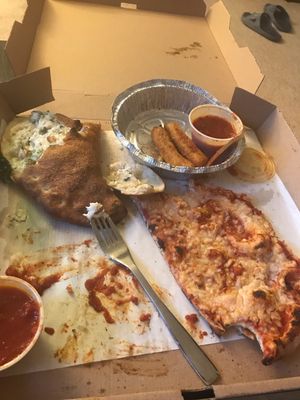 Vegan menu. Absolutely horrible!!!!! It all got thrown out  at Pazzo Wood Fired Pizza in Wading River