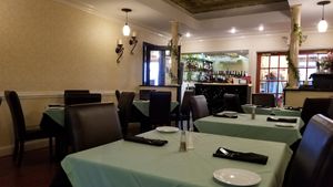 Restaurant side at Pazzo Wood Fired Pizza in Wading River