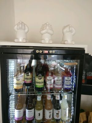 drinks and elephants at The Lost Deli in Adelaide