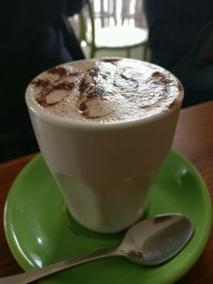 hot chocolate at The Lost Deli in Adelaide