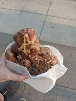 Banana fritter 7/10 at Doughnut Party in Edmonton