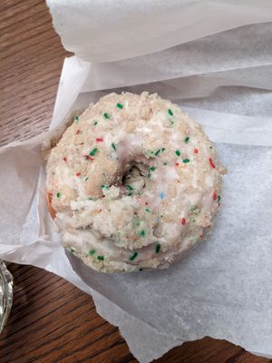 Holiday Cookie crumble at Doughnut Party in Edmonton