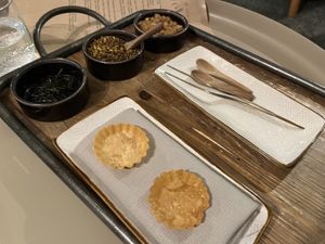 Preparation for chayote tatemado  at VeVe in Copenhagen