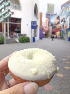 Lemon glazed  at Voodoo Doughnut in Universal City