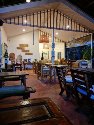 Lovely interior at Pure Vegan Heaven in Koh Phangan