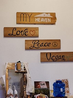 Interior - small shop at Pure Vegan Heaven in Koh Phangan