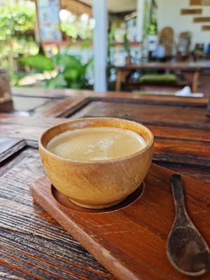 Coffee at Pure Vegan Heaven in Koh Phangan