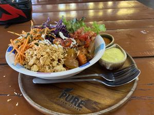 More than a salad, more than a salad to me. at Pure Vegan Heaven in Koh Phangan