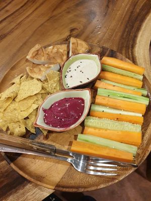 Rabbit humus at Pure Vegan Heaven in Koh Phangan