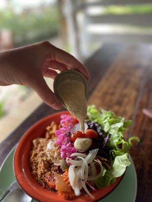 Tofu bliss ball  at Pure Vegan Heaven in Koh Phangan