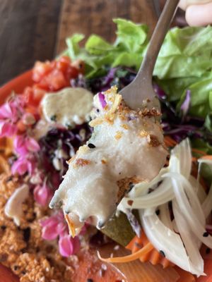 Vegan cashew cheese - WOW  at Pure Vegan Heaven in Koh Phangan