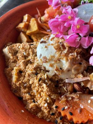 Chorizo tofu   at Pure Vegan Heaven in Koh Phangan