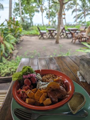 Protein bowl at Pure Vegan Heaven in Koh Phangan