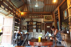 Pure insidoor room at Pure Vegan Heaven in Koh Phangan