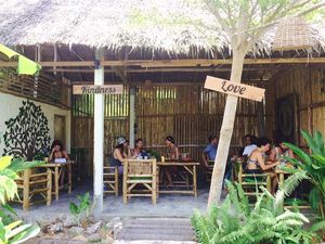 Pure back room at Pure Vegan Heaven in Koh Phangan