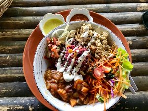 Mexican bowl  at Pure Vegan Heaven in Koh Phangan