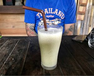 Coconut kefir lasse at Pure Vegan Heaven in Koh Phangan