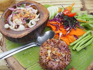 Larb Hed  at Pure Vegan Heaven in Koh Phangan