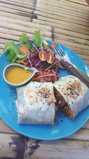 Breakfast Burrito at Pure Vegan Heaven in Koh Phangan
