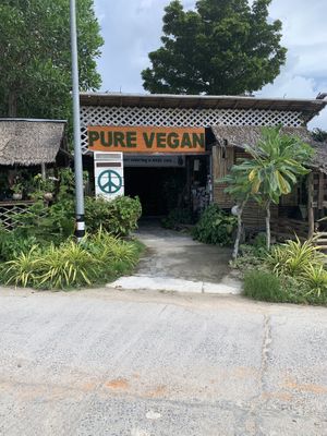 Front view at Pure Vegan Heaven in Koh Phangan