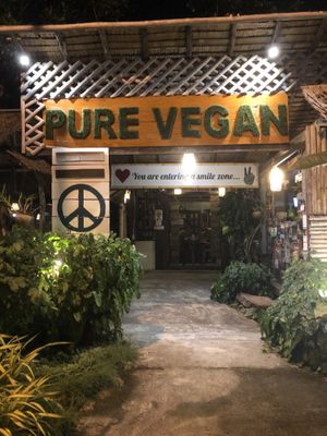 Restaurant  at Pure Vegan Heaven in Koh Phangan