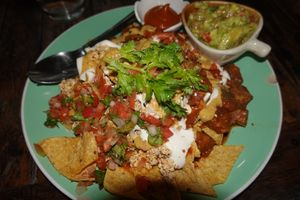 Nachos at Pure Vegan Heaven in Koh Phangan