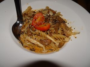 Fusili pasta at Pure Vegan Heaven in Koh Phangan