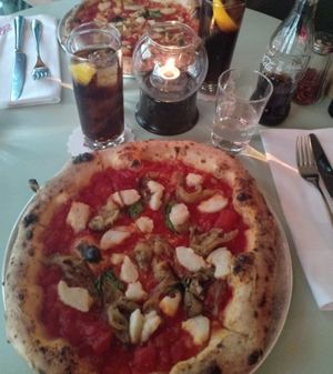 This pure enjoyment from base to topping made this pizza experience hard to challenge. The standard of service and hospitality is the other reason that I am coming back for more  at Bistro Bananas in Stockholm