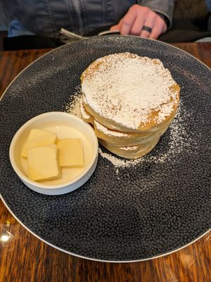 Vegan vanilla pancakes at Waldorf Astoria - The Zen Kitchen in Las Vegas