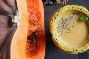 Pumpkin soup at Soup Culture - Ul Panska in Warsaw