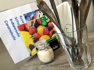 table at Your Green Love in Heidelberg