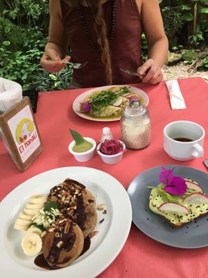 Enchiladas  at El Manatí in Bacalar
