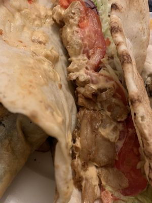 Plant based schwarma   at Umi Falafel in Rathmines