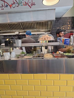 Counter at Umi Falafel in Rathmines