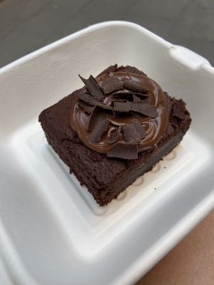 Brownie with dark chocolate   at Chök in Barcelona
