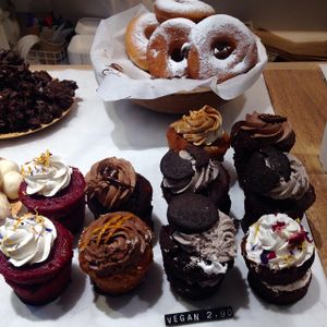 Will be back for the cupcakes! Donut is delicious! at Chök in Barcelona