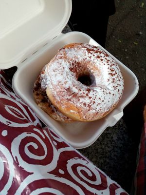 Vegan chocolate donut at Chök in Barcelona