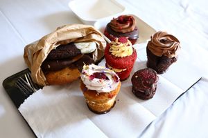 Muffins & cookies we got at Chök in Barcelona