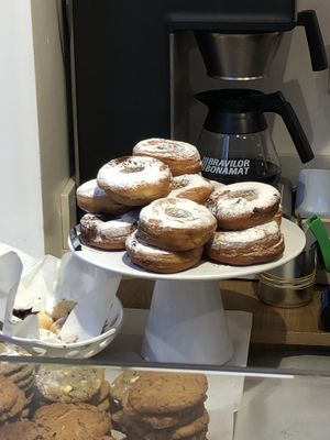 Vegan traditional donuts  at Chök in Barcelona
