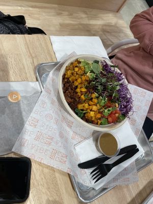   at Vibe Organic Kitchen & Juice in Newport Beach