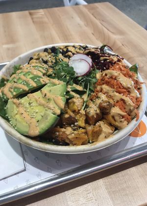 Bowl at Vibe Organic Kitchen & Juice in Newport Beach