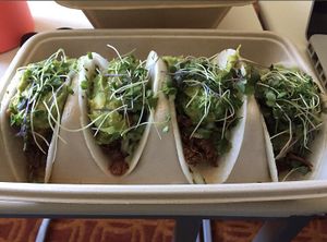 Tacos!!! at Vibe Organic Kitchen & Juice in Newport Beach
