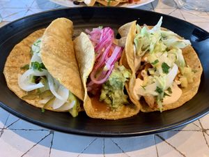 Tacos  at Vibe Organic Kitchen & Juice in Newport Beach