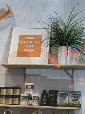 😬😉🙌🏻 at Vibe Organic Kitchen & Juice in Newport Beach