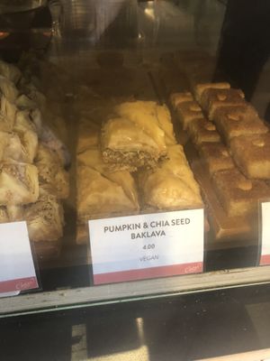 Vegan Pumpkin & Chia Seed  at Cedar Bakery in Preston