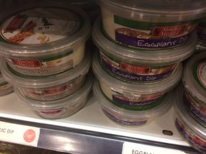 Vegan dips at Cedar Bakery in Preston