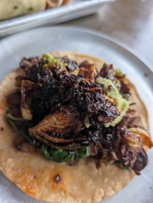 Mushroom taco at Righteous Cuisine in Grand Haven