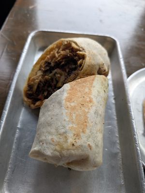 Sloppy Joe (Quinoa) Burrito at Righteous Cuisine in Grand Haven
